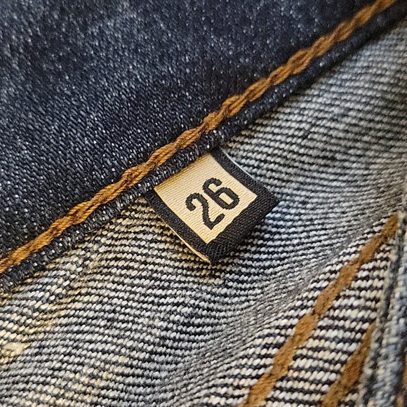 Remix by. Rock Revival Dark Wash Skinny Jeans, Women's Size 26, EUC - Picture 11 of 11